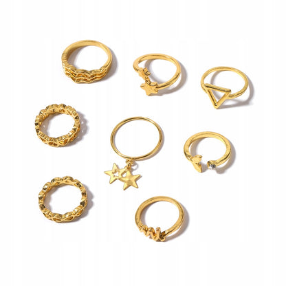 Ring-Set – goldfarben