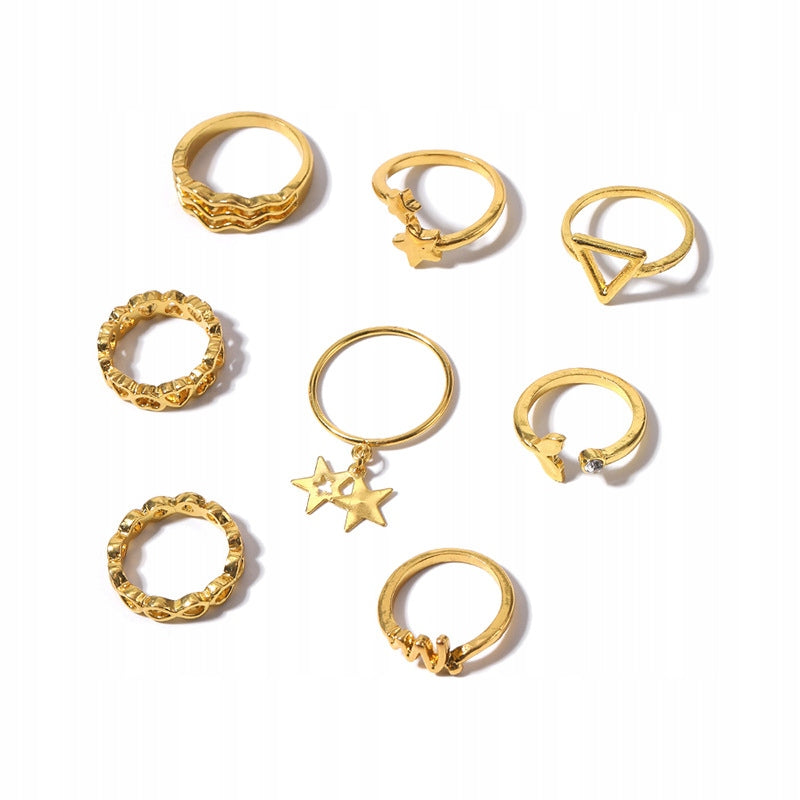 Ring-Set – goldfarben