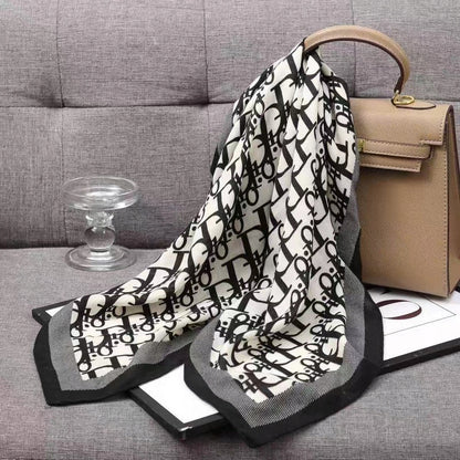 Silk-Effect Square Scarf 70 × 70 cm