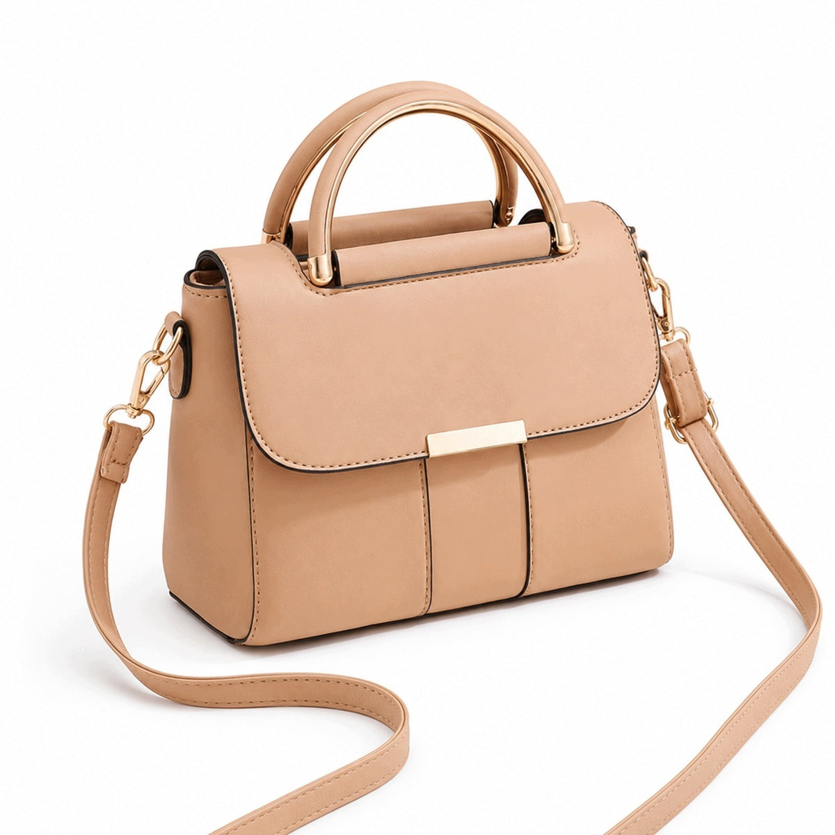 Kleine Henkeltasche – beige
