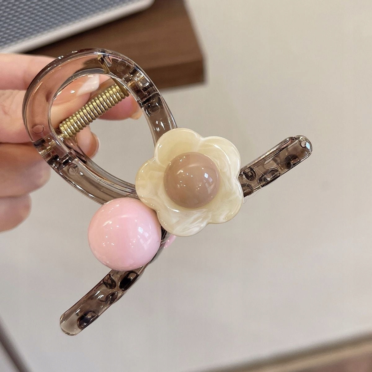 Elegant Banana Hair Clip for Buns and Updos