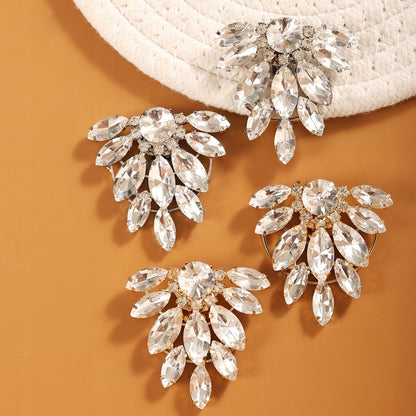 Cubic Zirconia Shoe Clips — Elegant Decorative Accessories for High Heels