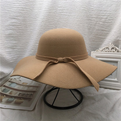 Chapeau à bord pour femme – beige