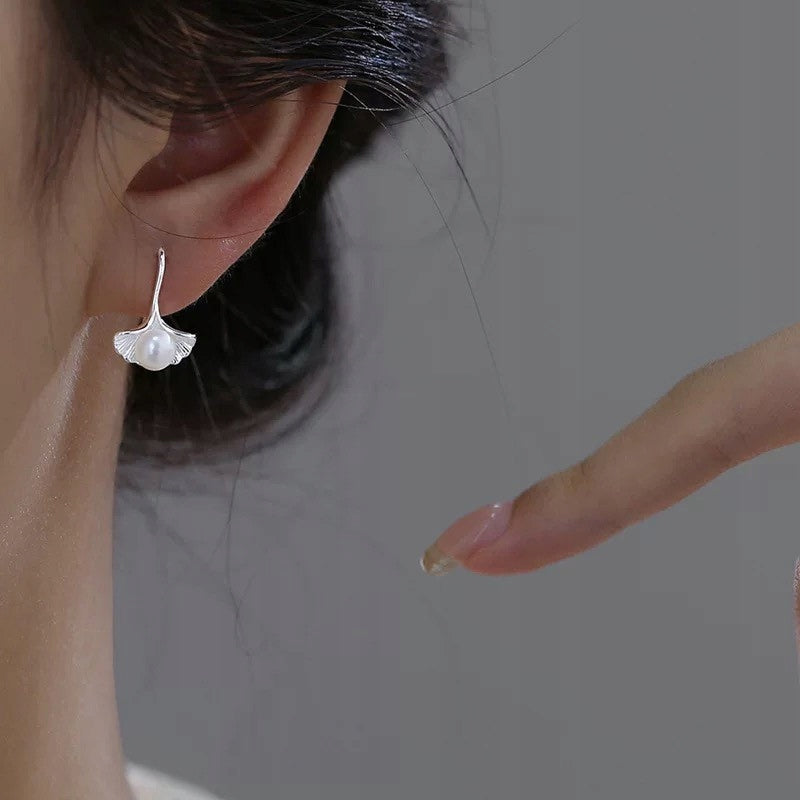 Sterling Silver Pearl Earrings