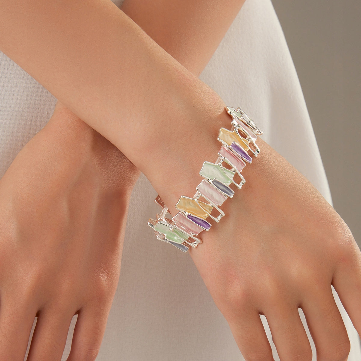 Elegant Women's Multicoloured Bracelet — Stylish Jewellery