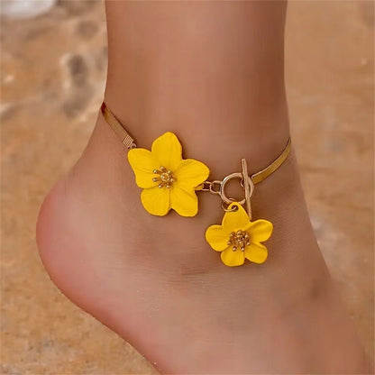 Necklace & Earrings & Bracelet Set – Yellow