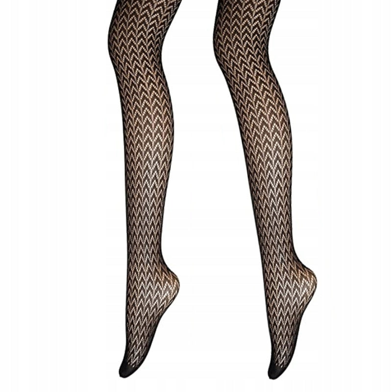 Women's Lace Tights – Black