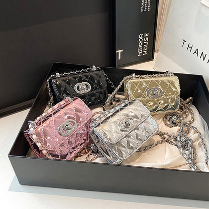 Mini-sac matelassé pour femme – noir