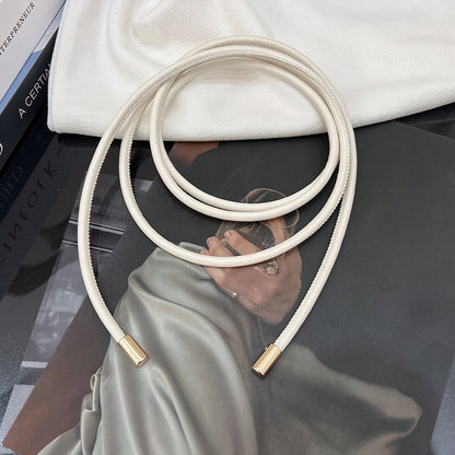 Tie Belt – White