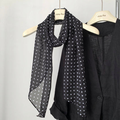 Women's Elegant Long Printed Scarf — Tie Style