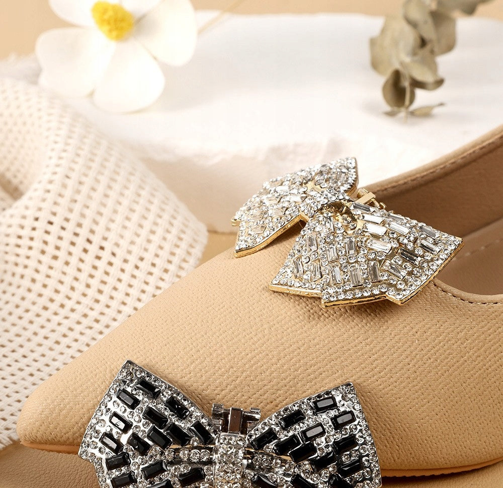 Schuhclips mit Zirkonia