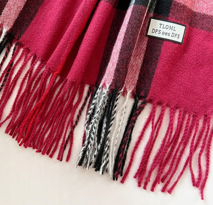 Bufanda de invierno de mujer 200 × 66 cm – multicolor