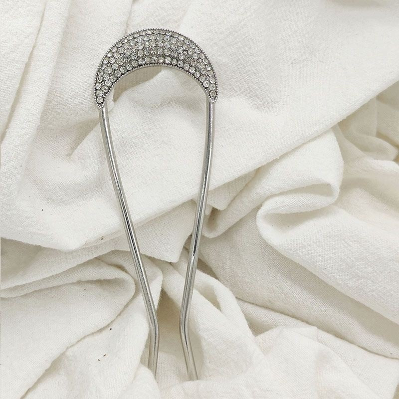 Hair Clip with Rhinestones