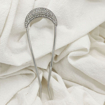 Hair Clip with Rhinestones