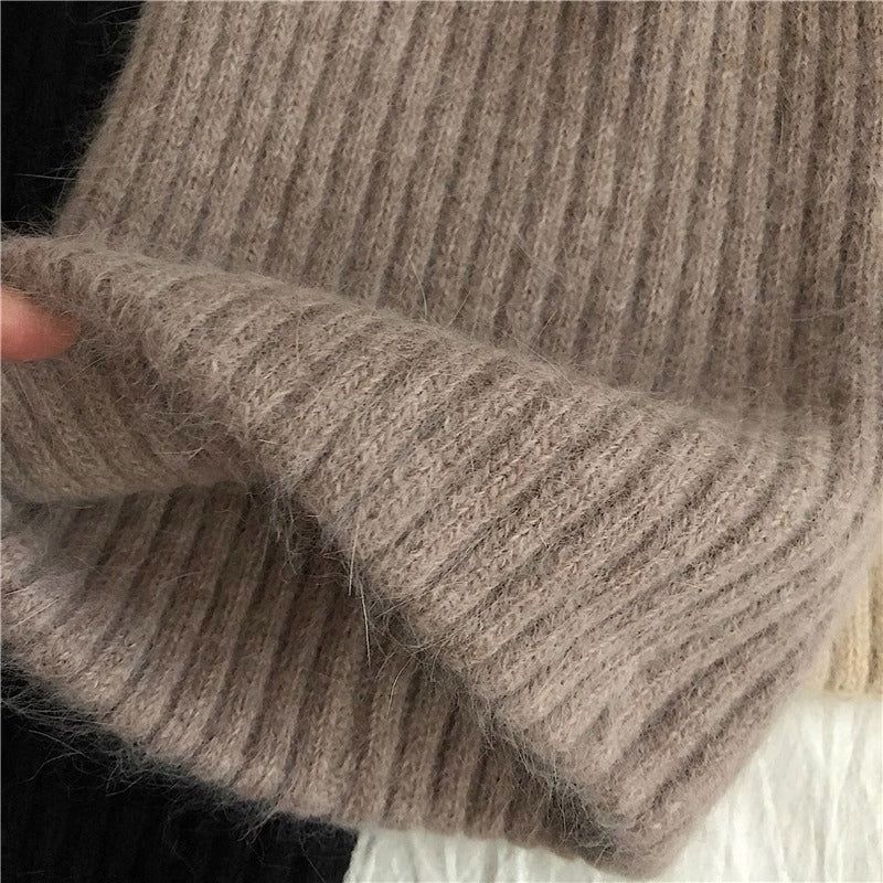 Bonnet pour femme – marron clair et kaki