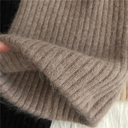 Bonnet pour femme – marron clair et kaki