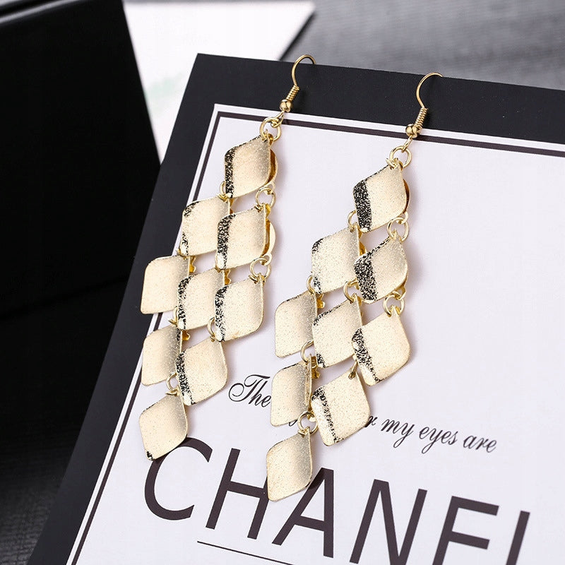 Pendientes colgantes – dorado