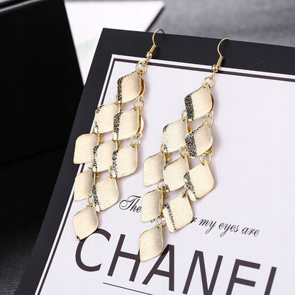 Pendientes colgantes – dorado