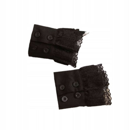 Manșete decorative din dantelă – negre