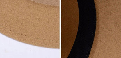 Women's Elegant Beige Cylindrical Bucket Hat to Wear with a Coat