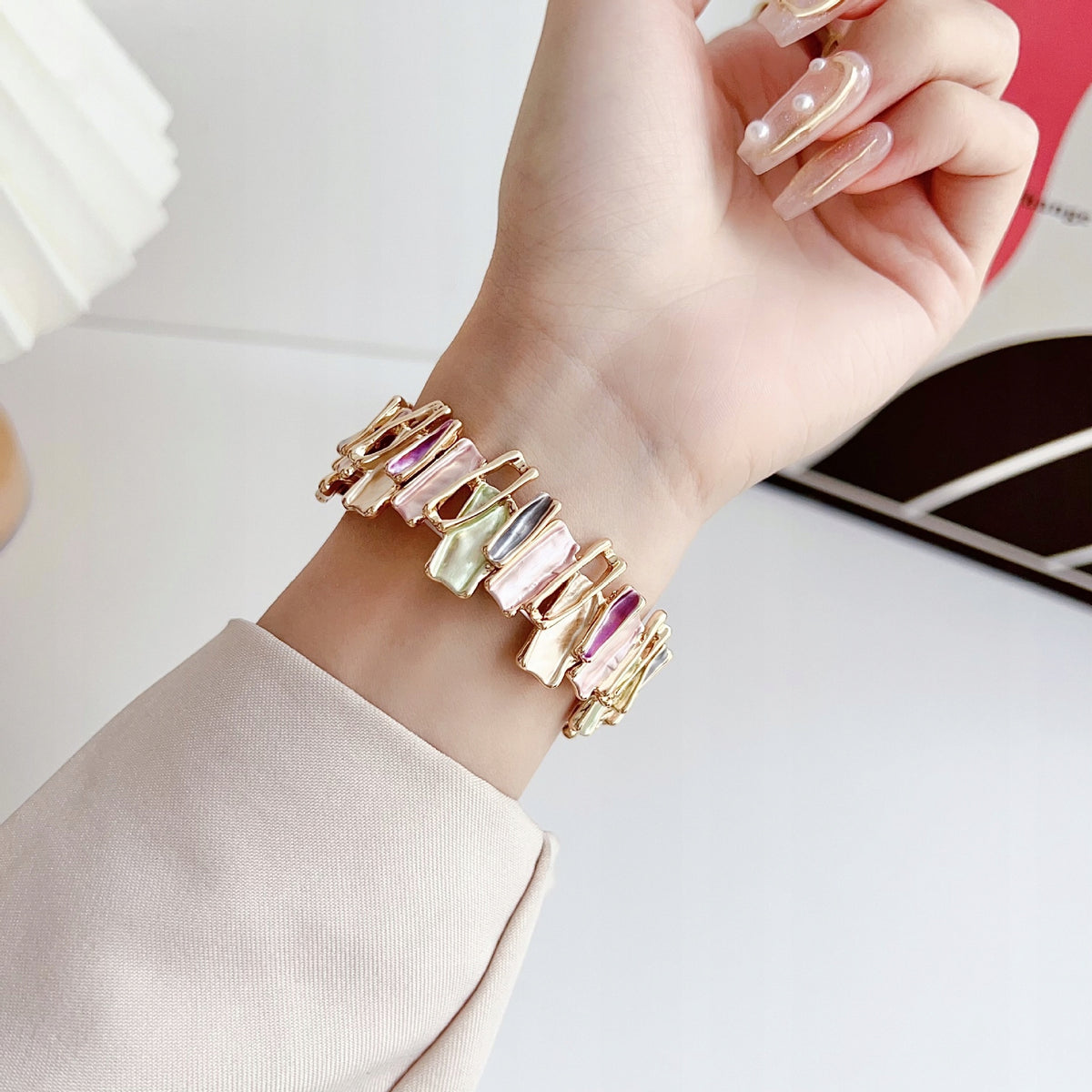 Elegant Women's Multicoloured Bracelet — Stylish Jewellery