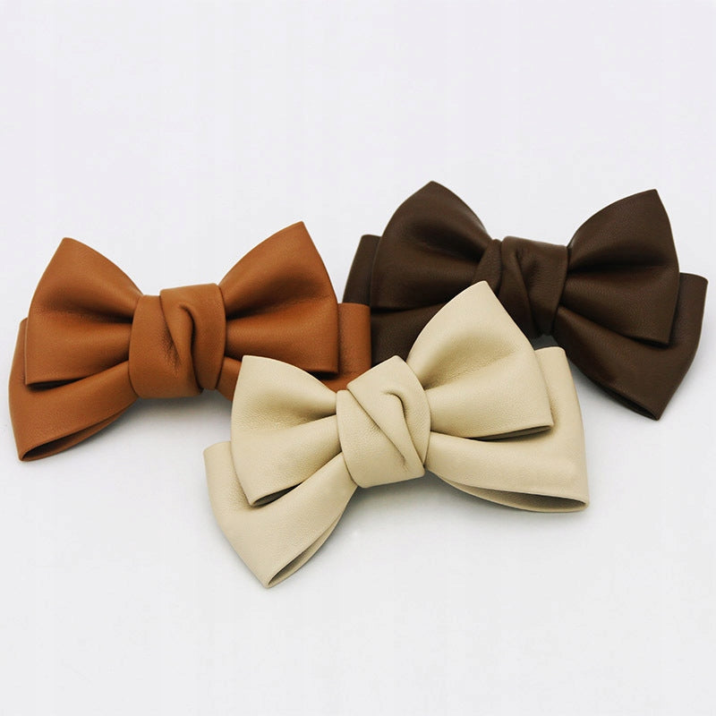 Clips de chaussures à nœuds – beige