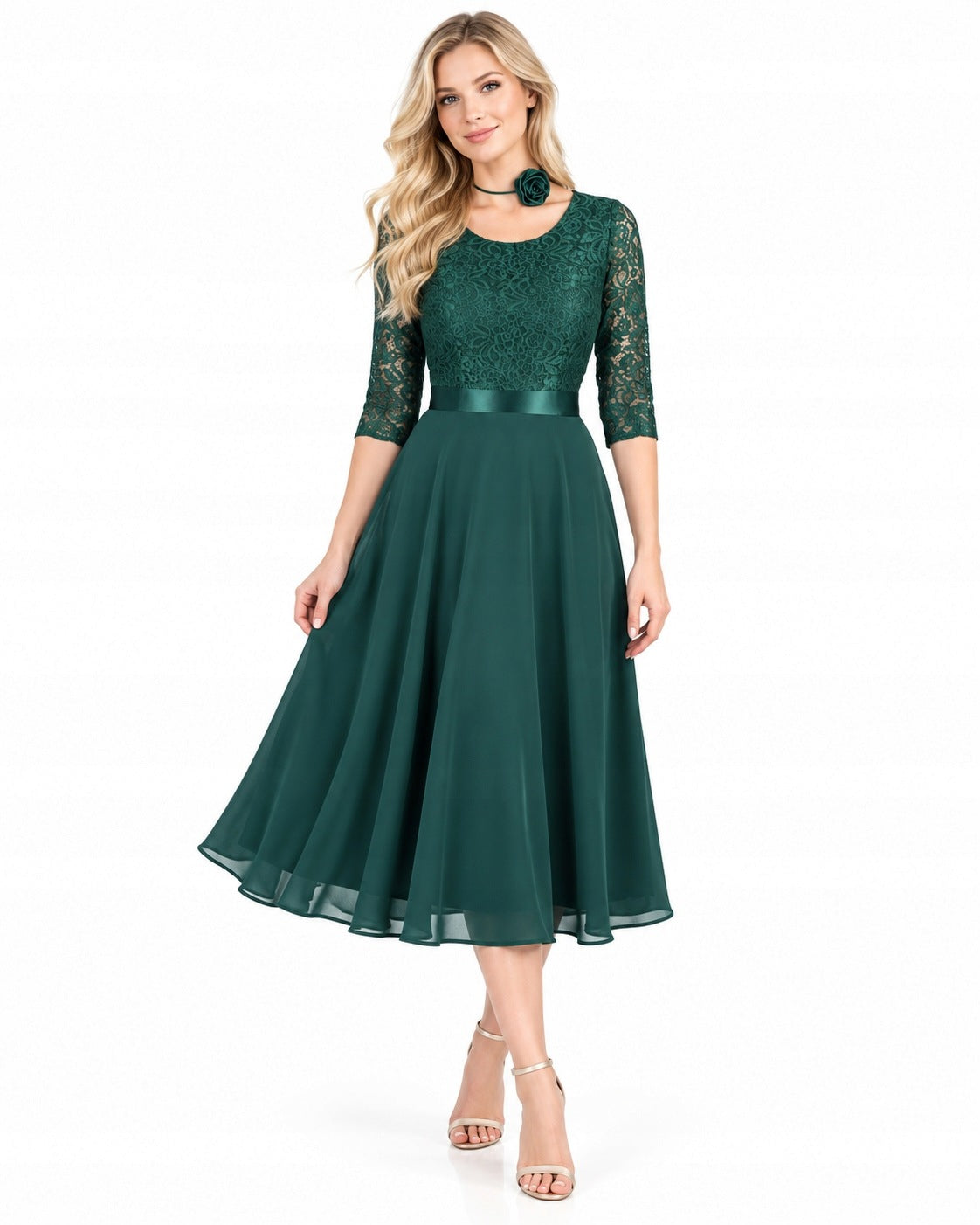 Sukienka ESTERA | color:zielony