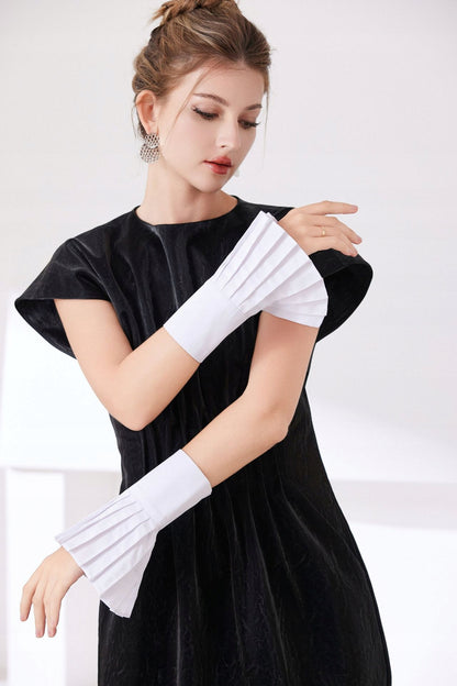 Women's Detachable Cuffs – White