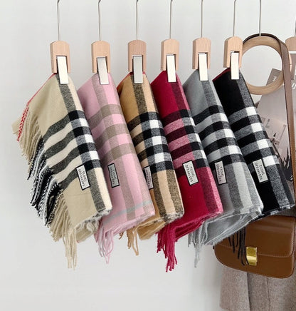 Bufanda de invierno de mujer 200 × 66 cm – multicolor