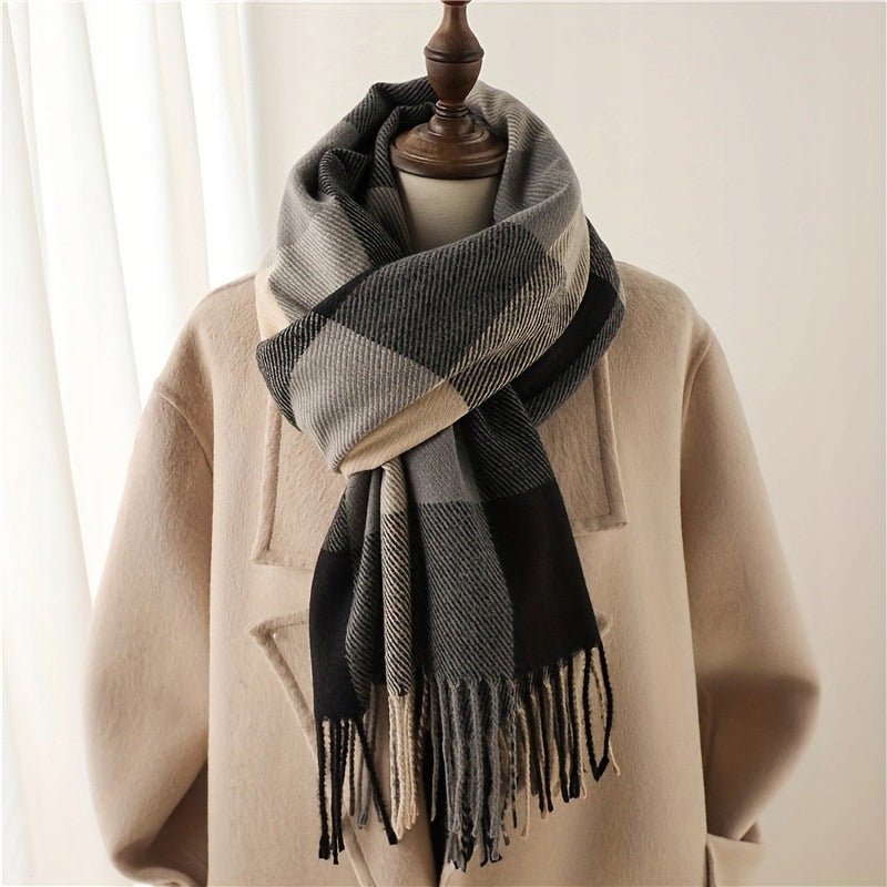 Bufanda de invierno de mujer 200 × 66 cm – multicolor