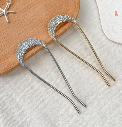 Hair Clip with Rhinestones