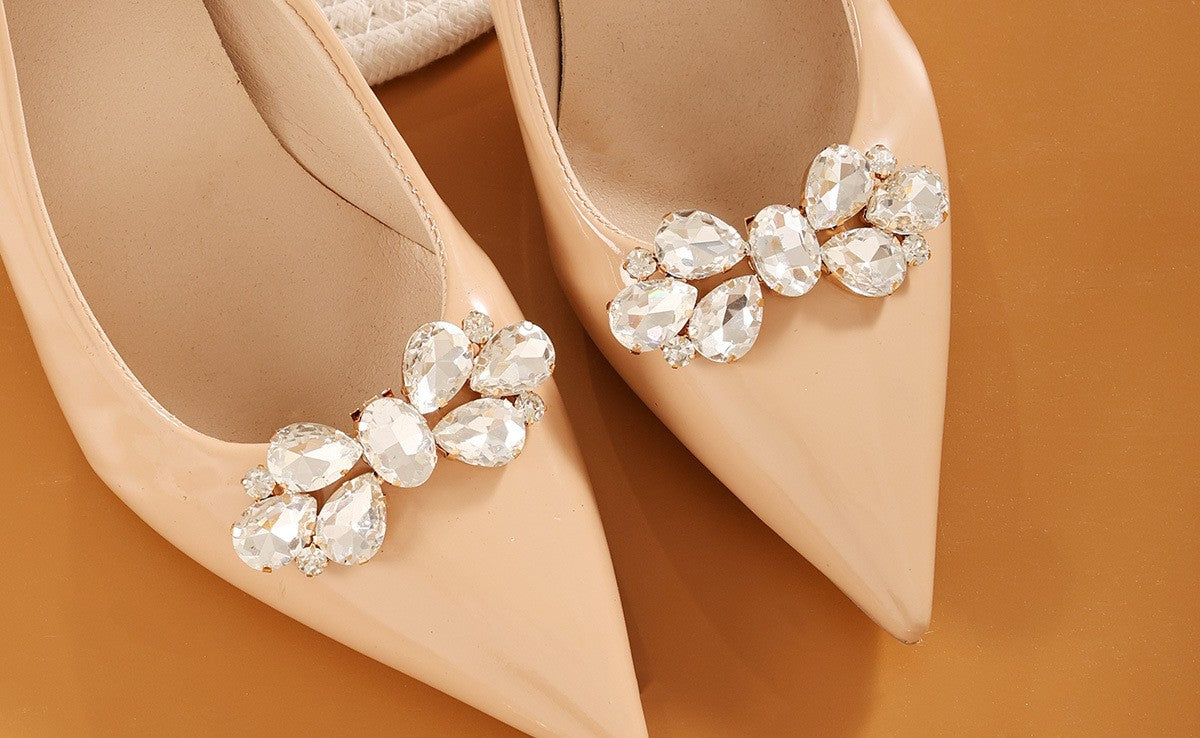 Schuhclips mit Zirkonia