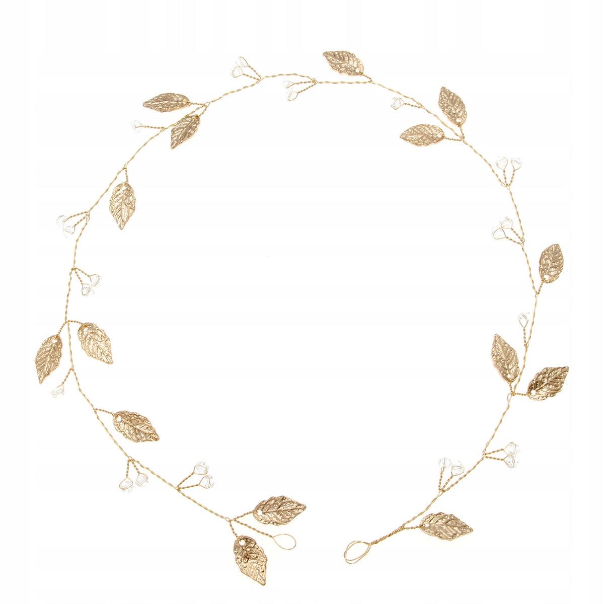 Adorno de rama para el pelo de novia – dorado