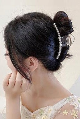 Elegant Banana Hair Clip for Buns and Updos
