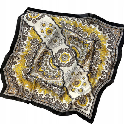 Seidenähnliches Damenhalstuch 70 × 70 cm