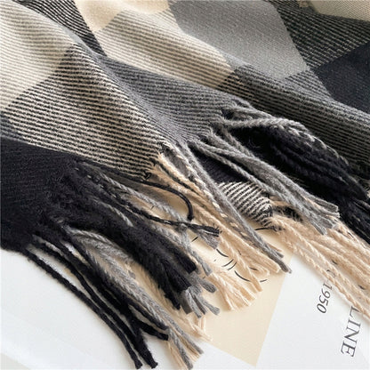 Bufanda de invierno de mujer 200 × 66 cm – multicolor
