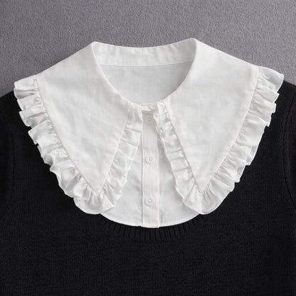 Peter Pan Detachable Collar – White