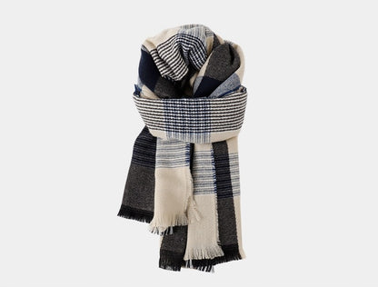 Écharpe d’hiver pour femme 200 × 66 cm – multicolore