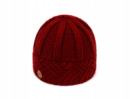 Handmade Women's Beanie – Burgundy
