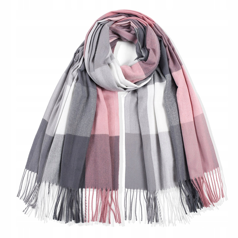 Bufanda de invierno de mujer 200 × 66 cm – multicolor