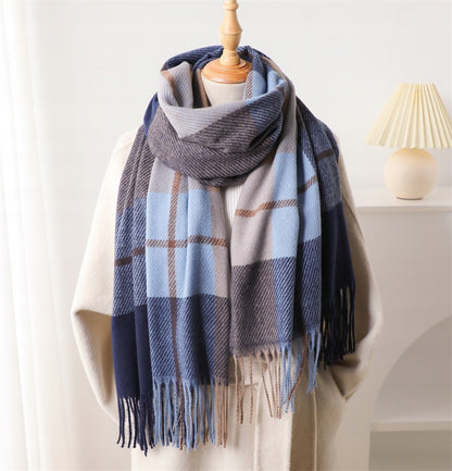 Women's Winter Scarf 200 × 66 cm – Multicoloured