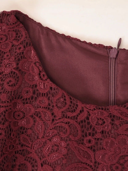 Sukienka ESTERA | color:bordowy