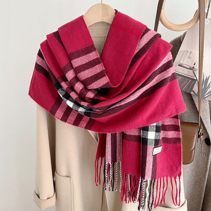Bufanda de invierno de mujer 200 × 66 cm – multicolor