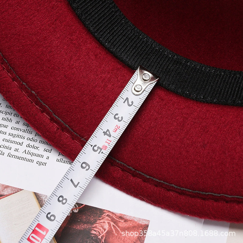 Dámský bucket klobouk – vínový
