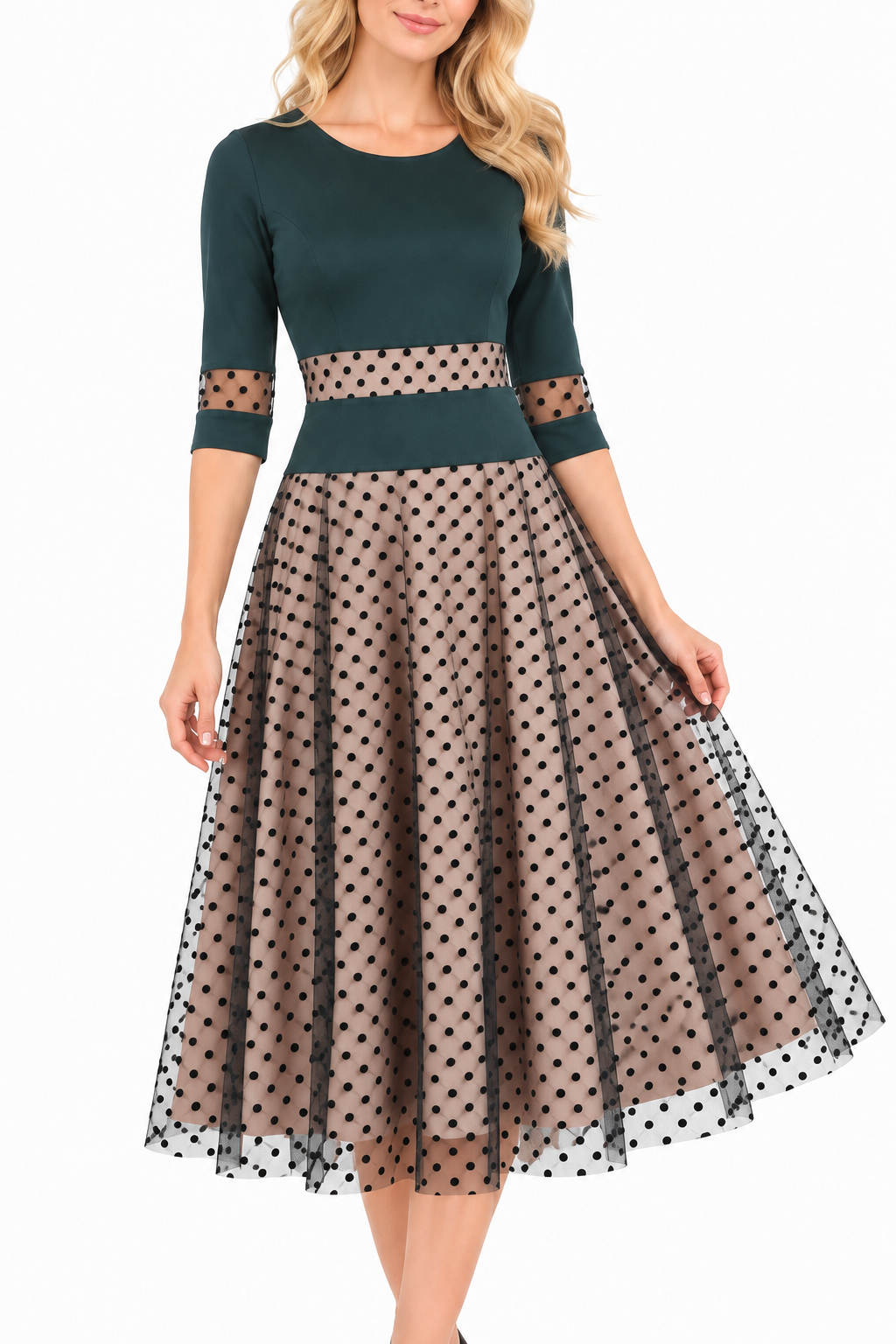 Sukienka PAULA | color:zielony