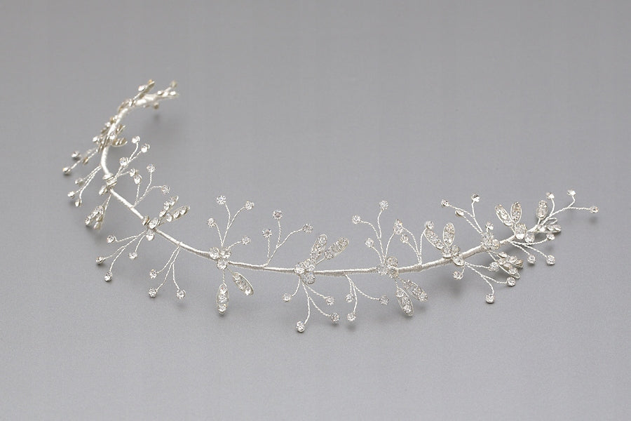 Bridal Hair Vine with Rhinestones 28 cm