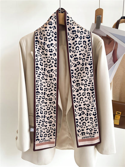 Women's Elegant Long Printed Scarf — Tie Style