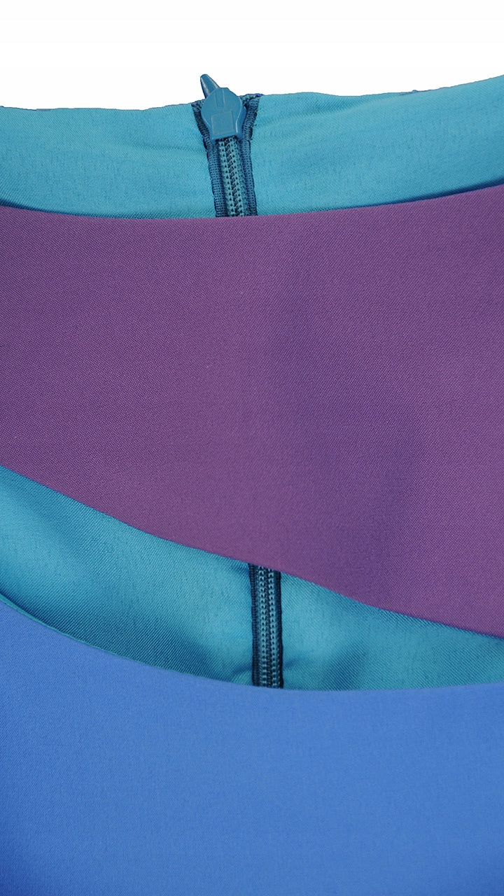 Sukienka Emila — Niebiesko-zielony | color:niebiesko-zielony