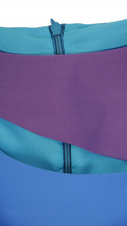 Sukienka Emila — Niebiesko-zielony | color:niebiesko-zielony