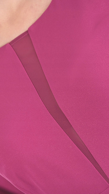 Sukienka Kaya II — Amarantowy | color:amarantowy